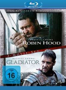 Robin Hood (Director's Cut) / Gladiator (Extended Edition) (Blu-ray), 2 Blu-ray Discs