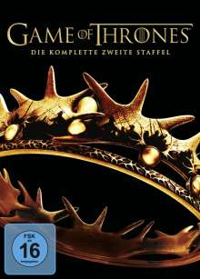 Game of Thrones Season 2, 5 DVDs