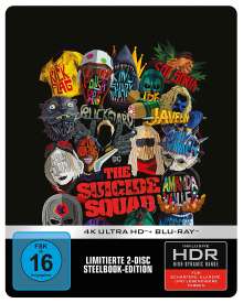 The Suicide Squad (Ultra HD Blu-ray &amp; Blu-ray im Steelbook), 1 Ultra HD Blu-ray und 1 Blu-ray Disc