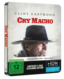 Cry Macho (Ultra HD Blu-ray &amp; Blu-ray im Steelbook), 1 Ultra HD Blu-ray und 1 Blu-ray Disc