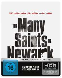 The Many Saints of Newark (Ultra HD Blu-ray &amp; Blu-ray im Steelbook), 1 Ultra HD Blu-ray und 1 Blu-ray Disc