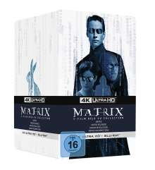 The Matrix 4-Film Déjà Vu Collection (Ultra HD Blu-ray &amp; Blu-ray im Steelbook), 4 Ultra HD Blu-rays und 7 Blu-ray Discs