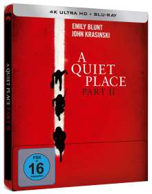 A Quiet Place 2 (Ultra HD Blu-ray &amp; Blu-ray im Steelbook), 1 Ultra HD Blu-ray und 1 Blu-ray Disc