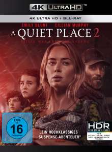 A Quiet Place 2 (Ultra HD Blu-ray &amp; Blu-ray), 1 Ultra HD Blu-ray und 1 Blu-ray Disc