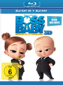 Boss Baby - Schluss mit Kindergarten (3D &amp; 2D Blu-ray), 2 Blu-ray Discs