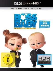Boss Baby - Schluss mit Kindergarten (Ultra HD Blu-ray &amp; Blu-ray), 1 Ultra HD Blu-ray und 1 Blu-ray Disc