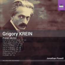 Grigorij Krein (1879-1957): Klavierwerke, CD
