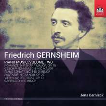 Friedrich Gernsheim (1839-1916): Klavierwerke Vol.2, CD