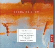 The Riot Ensemble - Speak, Be Silent, CD