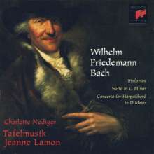 Wilhelm Friedemann Bach (1710-1784): Symphonien F.64 in D,F.65 in d,F.67 in F, CD