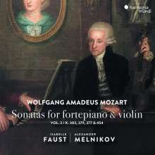 Wolfgang Amadeus Mozart (1756-1791): Sonaten für Violine &amp; Klavier Vol. 3, CD