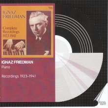 Ignaz Friedman - Recordings 1923-1941, 6 CDs