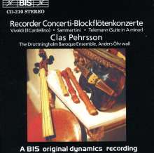 Clas Pehrsson spielt Blockflötenkonzerte, CD