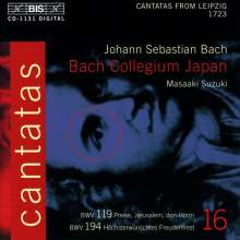 Johann Sebastian Bach (1685-1750): Kantaten Vol.16 (BIS-Edition), CD