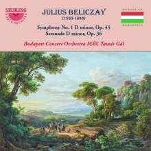 Julius Beliczay (1835-1893): Symphonie Nr. 1 d-moll op. 45, CD