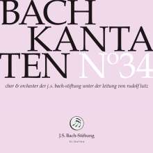 Johann Sebastian Bach (1685-1750): Bach-Kantaten-Edition der Bach-Stiftung St.Gallen - CD 34, CD