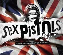 The Many Faces Of Sex Pistols: Studio Sessions, Live Gigs &amp; Rarities, 3 CDs