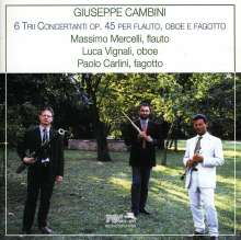 Giuseppe Maria Cambini (1746-1825): Trios op.45 Nr.1-6 für Flöte,Oboe,Fagott, CD