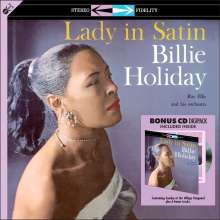 Billie Holiday (1915-1959): Lady In Satin (180g), 1 LP und 1 CD