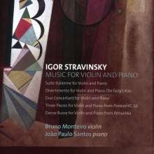 Igor Strawinsky (1882-1971): Werke für Violine &amp; Klavier, CD