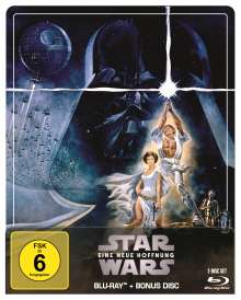 Star Wars Episode 4: Eine neue Hoffnung (Blu-ray im Steelbook), 2 Blu-ray Discs