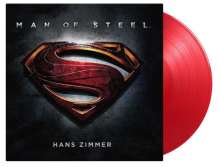 Filmmusik: Man Of Steel (O.S.T.) (180g) (Limited Numbered Edition) (Translucent Red Vinyl), 2 LPs