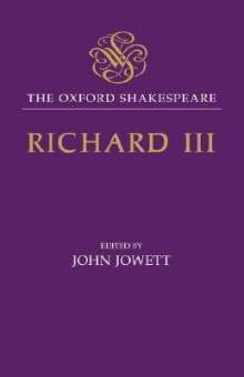 William Shakespeare: The Tragedy of King Richard III: The Oxford Shakespeare the Tragedy of King Richard III, Buch