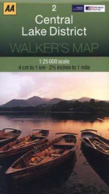 Aa Publishing: Map-Walkers Map Central Lake D, Diverse