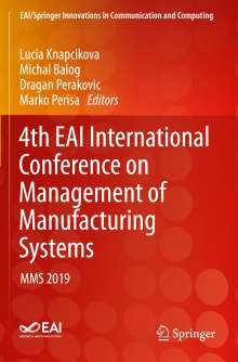 4th EAI International Conference on Management of Manufacturing Systems, Buch