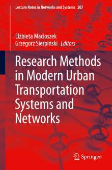 Research Methods in Modern Urban Transportation Systems and Networks, Buch