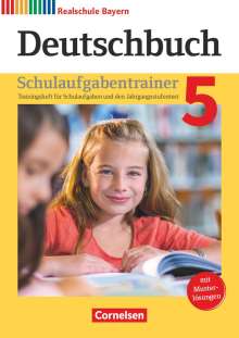 Gertraud Bildl: Deutschbuch - Realschule Bayern 5. Jahrgangsstufe - Schulaufgabentrainer mit Lösungen, Buch