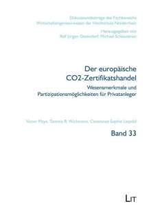 Victor Mays: Der europäische CO2-Zertifikatshandel, Buch