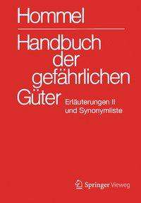 Handbuch der gefährlichen Güter. Erläuterungen II, Buch