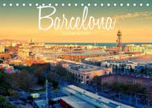 Stefan Becker: Barcelona - Stadtansichten (Tischkalender 2022 DIN A5 quer), Kalender
