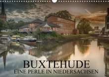 Wolfgang Schwarz: Buxtehude - Eine Perle in Niedersachsen (Wandkalender 2022 DIN A3 quer), Kalender