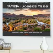 Wibke Woyke: NAMIBIA . Lebensader Wasser (Premium, hochwertiger DIN A2 Wandkalender 2022, Kunstdruck in Hochglanz), Kalender