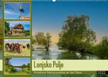 Ursula Di Chito: Lonjsko Polje, Kroatiens Naturparadies an der Save (Wandkalender 2022 DIN A2 quer), Kalender