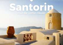 Benjamin Lederer: Santorin - Insel der weißen Häuser (Wandkalender 2022 DIN A3 quer), Kalender