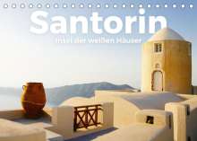 Benjamin Lederer: Santorin - Insel der weißen Häuser (Tischkalender 2022 DIN A5 quer), Kalender
