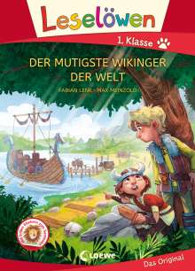 Fabian Lenk: Leselöwen 1. Klasse - Der mutigste Wikinger der Welt (Großbuchstabenausgabe), Buch