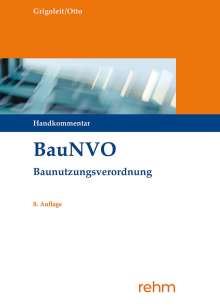 Klaus Joachim Grigoleit: BauNVO - Baunutzungsverordnung, Buch