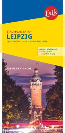 Falk Stadtplan Extra Leipzig 1:22 500, Diverse