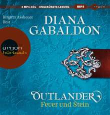 Diana Gabaldon: Outlander - Feuer und Stein, 4 CDs