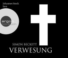 Simon Beckett: Verwesung (Hörbestseller), 4 CDs