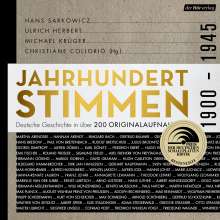 Jahrhundertstimmen - Deutsche Geschichte in 200 Originalaufnahmen, 3 MP3-CDs