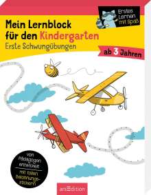 Hannah Lang: Mein Lernblock für den Kindergarten - Erste Schwungübungen, Buch