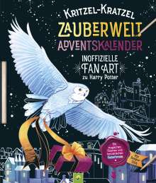 Katharina Bensch: Kritzel-Kratzel Zauberwelt Adventskalender - Inoffizielle Fan Art zu Harry Potter, Buch