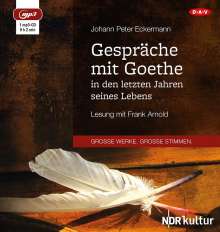 Johann Peter Eckermann: Gespräche mit Goethe in den letzten Jahren seines Lebens, MP3-CD