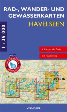 Rad-, Wander- und Gewässerkarten-Set: Havelseen 1 : 35 000, Diverse