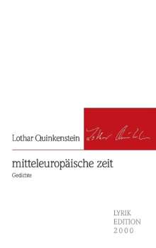 Lothar Quinkenstein: mitteleuropäische zeit, Buch